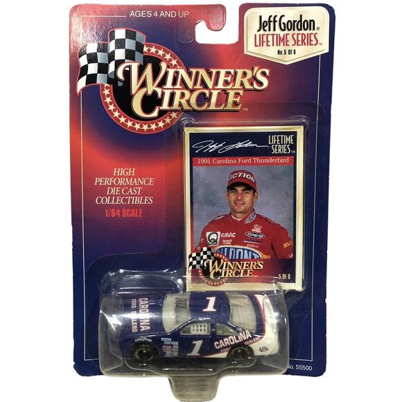 Lot Of 2 Jeff Gordon 1991 Ford Thunderbird 1997 Monte Carlo 1:64 NASCAR DieCast - Picture 2 of 9